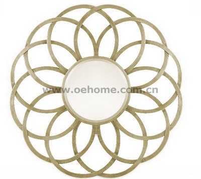 8346 High quality starburst metal mirror, salon mirror